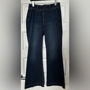 Lane Bryant Dark Blue Flare Jeans